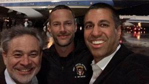 Ajit Pai, on the extreme right. (Photo @AjitPaiFCC) Ajit Pai, on the extreme right. (Photo @AjitPaiFCC)