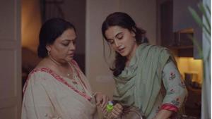 Taapsee Pannu says her Thappad character Amrita has shades of her real life mom. Taapsee Pannu says her Thappad character Amrita has shades of her real life mom.