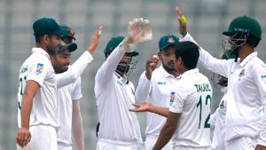 Bangladesh beat Zimbabwe by innings and 106 runs(ICC Twitter) Bangladesh beat Zimbabwe by innings and 106 runs(ICC Twitter)