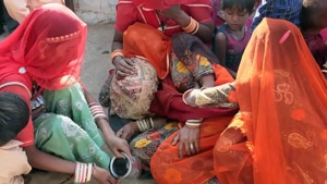 Grief-stricken mother of one of the youths who was reportedly brutalised by a group of men, is consoled by village women at her home at a village in Nagaur. (Photo by Himanshu Vyas / Hindustan Times) Grief-stricken mother of one of the youths who was reportedly brutalised by a group of men, is consoled by village women at her home at a village in Nagaur. (Photo by Himanshu Vyas / Hindustan Times)