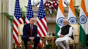 The US President is undertaking a two-day visit to India. Earlier in the day, he held, both restricted and delegation-level talks with Prime Minister Narendra Modi. Feb. 25, 2020(REUTERS) The US President is undertaking a two-day visit to India. Earlier in the day, he held, both restricted and delegation-level talks with Prime Minister Narendra Modi. Feb. 25, 2020(REUTERS)