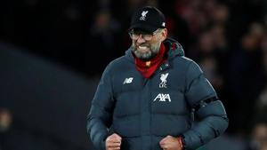 Liverpool manager Juergen Klopp celebrates after the match(Action Images via Reuters) Liverpool manager Juergen Klopp celebrates after the match(Action Images via Reuters)