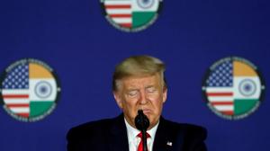 The US President, who is here on a two-day visit, said that India is a tremendous country and he had a great time here. Feb 25, 2020.(REUTERS) The US President, who is here on a two-day visit, said that India is a tremendous country and he had a great time here. Feb 25, 2020.(REUTERS)