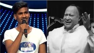 Sunny Hindustani auditioned for Indian Idol with a rendition of Nusrat Fateh Ali Khan’s Afreen Afreen. Sunny Hindustani auditioned for Indian Idol with a rendition of Nusrat Fateh Ali Khan’s Afreen Afreen.