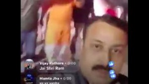 The video was tweeted by the Aam Aadmi Party (AAP)’s Rajya Sabha Member Sanjay Singh.(Screengrab from video) The video was tweeted by the Aam Aadmi Party (AAP)’s Rajya Sabha Member Sanjay Singh.(Screengrab from video)