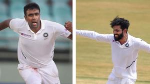 R Ashwin, R Jadeja(HT Collage) R Ashwin, R Jadeja(HT Collage)