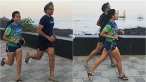 Milind Soman and Ankita Konwar met six years ago. Milind Soman and Ankita Konwar met six years ago.