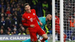 Bayern Munich's Robert Lewandowski(REUTERS) Bayern Munich's Robert Lewandowski(REUTERS)