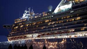 Those allowed off the Diamond Princess ship after a 14-day quarantine were asked to stay inside, but no formal measures restricting their movement were imposed. Feb. 25, 2020.(REUTERS) Those allowed off the Diamond Princess ship after a 14-day quarantine were asked to stay inside, but no formal measures restricting their movement were imposed. Feb. 25, 2020.(REUTERS)