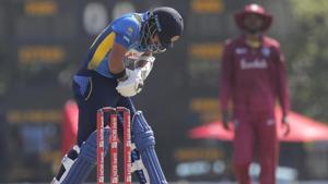 Follow score and updates from the second ODI encounter between Sri Lanka and West Indies in Hambantota.(AP) Follow score and updates from the second ODI encounter between Sri Lanka and West Indies in Hambantota.(AP)