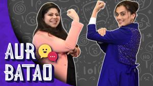 <p>In the latest episode of 'Aur Batao' RJ Stutee speaks to actor Taapsee Pannu about her latest film 'Thappad' which is based on domestic violence. RJ Stutee and Taapsee get candid about why the film is special, on being called the 'female Ayushmann', getting scolded by her parents and more. Aur Batao is not your regular photoshopped chat show but makes hanging out with celebs a different (and fun) ballgame.</p>