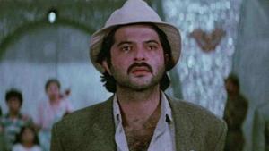 Anil Kapoor played the lead role of Mr India in the film. Anil Kapoor played the lead role of Mr India in the film.