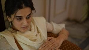 Taapsee Pannu in a still from Thappad. Taapsee Pannu in a still from Thappad.