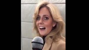 Charlotte Awbery, a professional wedding singer, became an overnight star.(Screengrab) Charlotte Awbery, a professional wedding singer, became an overnight star.(Screengrab)