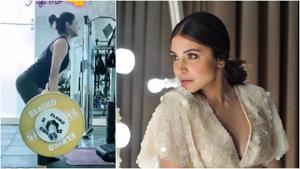 Anushka Sharma is putting in the work at the gym. Anushka Sharma is putting in the work at the gym.