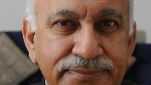 Akbar was one of the members who participated in the panel discussion over CAA with European MPs(Courtesy-Twitter-@mjakbar) Akbar was one of the members who participated in the panel discussion over CAA with European MPs(Courtesy-Twitter-@mjakbar)