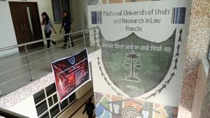 National University of Study & Research in Law (NSURL) campus at Nagri in Ranchi (Photo-Diwakar Prasad/ Hindustan Times ) National University of Study & Research in Law (NSURL) campus at Nagri in Ranchi (Photo-Diwakar Prasad/ Hindustan Times )