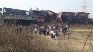 Police said one of the goods trains laden with coal was on its way to NTPC in Rihand Nagar of Uttar Pradesh, while the other was coming back after unloading coal at the power generating centre.(ANI Photo) Police said one of the goods trains laden with coal was on its way to NTPC in Rihand Nagar of Uttar Pradesh, while the other was coming back after unloading coal at the power generating centre.(ANI Photo)