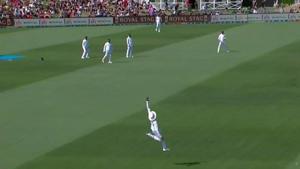 Jadeja takes an absolute screamer(Screengrab) Jadeja takes an absolute screamer(Screengrab)