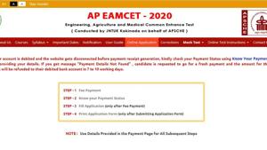 AP EAMCET 2020. (Screengrab) AP EAMCET 2020. (Screengrab)