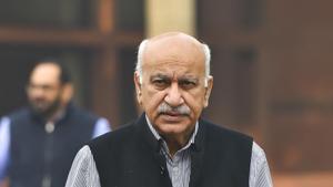 Akbar, who was the minister of state for external affairs at the time the allegation was made, resigned shortly after facing allegations of sexual misconduct and harassment from Ramani and other women .(PTI) Akbar, who was the minister of state for external affairs at the time the allegation was made, resigned shortly after facing allegations of sexual misconduct and harassment from Ramani and other women .(PTI)