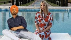 Fans loved the fun conversation between Diljit Dosanjh and Ivanka Trump on social media. Fans loved the fun conversation between Diljit Dosanjh and Ivanka Trump on social media.