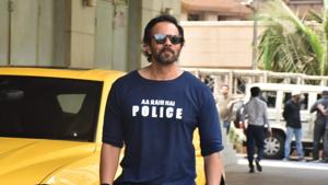 Rohit Shetty arrives at the trailer launch of Sooryavanshi.(Varinder Chawla) Rohit Shetty arrives at the trailer launch of Sooryavanshi.(Varinder Chawla)