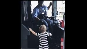 A bus driver dancing with a little girl on a bus to her favourite track may even prompt you to dance.(Twitter) A bus driver dancing with a little girl on a bus to her favourite track may even prompt you to dance.(Twitter)