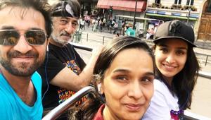 Shraddha Kapoor enjoying a trip to Europe with her family. Shraddha Kapoor enjoying a trip to Europe with her family.