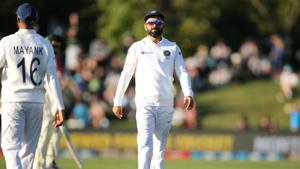 India's Virat Kohli during the match.(REUTERS) India's Virat Kohli during the match.(REUTERS)