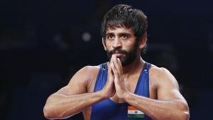 Bajrang Punia of India(AP) Bajrang Punia of India(AP)
