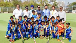Don Bosco International School’s Matunga Boys team won the MSSA Oliver Andrade under-10 boys hockey tournament.(HT PHOTO) Don Bosco International School’s Matunga Boys team won the MSSA Oliver Andrade under-10 boys hockey tournament.(HT PHOTO)