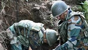 The Indian Army retaliated befittingly, and the firing and shelling have stopped around 5 am, the defence spokesperson added.(ANI Photo (Image for representation purpose)) The Indian Army retaliated befittingly, and the firing and shelling have stopped around 5 am, the defence spokesperson added.(ANI Photo (Image for representation purpose))