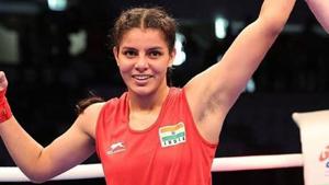 Sakshi Chaudhary enters quarters.(Twitter/India All Sports) Sakshi Chaudhary enters quarters.(Twitter/India All Sports)