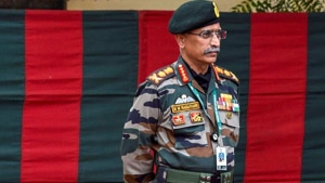 Army Chief General Manoj Mukund Naravane during the foundation stone laying ceremony of the ‘Thal Sena Bhawan’ in New Delhi, on February 21. (PTI Photo) Army Chief General Manoj Mukund Naravane during the foundation stone laying ceremony of the ‘Thal Sena Bhawan’ in New Delhi, on February 21. (PTI Photo)