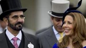 Sheikh Mohammed Al Maktoum and his wife Princess Haya of Jordan. Mohammed, 70, is Vice President and Prime Minister of the United Arab Emirates and has ruled Dubai since January 2006 following the death of his brother.(AP photo) Sheikh Mohammed Al Maktoum and his wife Princess Haya of Jordan. Mohammed, 70, is Vice President and Prime Minister of the United Arab Emirates and has ruled Dubai since January 2006 following the death of his brother.(AP photo)