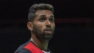 File image of Indian shuttler HS Prannoy.(AP) File image of Indian shuttler HS Prannoy.(AP)