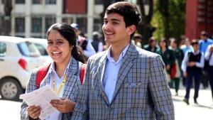 Students coming out after class 12th CBSE Exam(HT File) Students coming out after class 12th CBSE Exam(HT File)