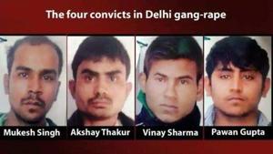 Four people convicted for the December 16, 2012 gang rape and murder of a young paramedical student in the national capital will hang at 5:30am on March 20. Four people convicted for the December 16, 2012 gang rape and murder of a young paramedical student in the national capital will hang at 5:30am on March 20.