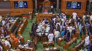 The ongoing Budget Session of Parliament is stuck in a deadlock for the past four days over the Opposition’s demand to immediately discuss the Delhi riots. With the BJP in no mood to relent , legislative business has suffered.(PTI photo) The ongoing Budget Session of Parliament is stuck in a deadlock for the past four days over the Opposition’s demand to immediately discuss the Delhi riots. With the BJP in no mood to relent , legislative business has suffered.(PTI photo)
