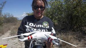 Leticia Hidalgo prepares a drone to search for missing person remains through ortho photogrametty to fly over the "Las Abejas" coperative land, in the municipality of Salinas Victoria, Nuevo Leon state on February 24, 2020.(AFP Photo) Leticia Hidalgo prepares a drone to search for missing person remains through ortho photogrametty to fly over the "Las Abejas" coperative land, in the municipality of Salinas Victoria, Nuevo Leon state on February 24, 2020.(AFP Photo)