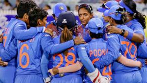 Perth: In this photo sourced from ICC, Indian Women's cricket team captain Harmanpreet Kaur speaks to the huddle during the ICC Women's T20 Cricket World Cup match between India and Bangladesh at WACA in Perth, Australia, Monday, Feb. 24, 2020. (PTI Photo)(PTI2_24_2020_000295B)(PTI) Perth: In this photo sourced from ICC, Indian Women's cricket team captain Harmanpreet Kaur speaks to the huddle during the ICC Women's T20 Cricket World Cup match between India and Bangladesh at WACA in Perth, Australia, Monday, Feb. 24, 2020. (PTI Photo)(PTI2_24_2020_000295B)(PTI)