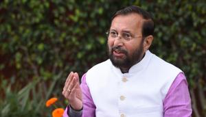 Prakash Javadekar’s ministry of information and broadcasting on Saturday ministry lifted the 48-hour ban on two Malayalam news channels over their coverage of violence in north-east Delhi(Mohd Zakir/HT PHOTO) Prakash Javadekar’s ministry of information and broadcasting on Saturday ministry lifted the 48-hour ban on two Malayalam news channels over their coverage of violence in north-east Delhi(Mohd Zakir/HT PHOTO)