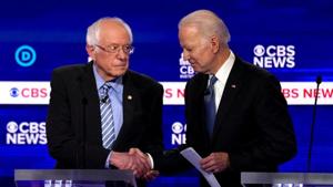 Democratic 2020 U.S. presidential hopefuls Senator Bernie Sanders (left) and former Vice President Joe Biden (right) have contrasting views on India.(REUTERS) Democratic 2020 U.S. presidential hopefuls Senator Bernie Sanders (left) and former Vice President Joe Biden (right) have contrasting views on India.(REUTERS)