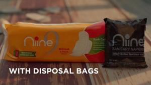 All planned launches by Niine Sanitary Napkins are with biodegradable disposal bags, which have been included in the packs without charging incremental price to the consumer. All planned launches by Niine Sanitary Napkins are with biodegradable disposal bags, which have been included in the packs without charging incremental price to the consumer.