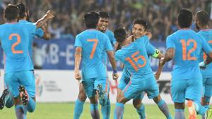 File image of India football.(PTI) File image of India football.(PTI)