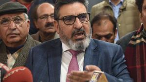 Former state finance minister Syed Altaf Bukhari(Photo: Waseem Andrabi/ Hindustan Times) Former state finance minister Syed Altaf Bukhari(Photo: Waseem Andrabi/ Hindustan Times)