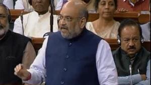 Home minister Amit Shah(Screengrab) Home minister Amit Shah(Screengrab)