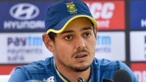 South African cricketer Quinton de Kock(PTI) South African cricketer Quinton de Kock(PTI)