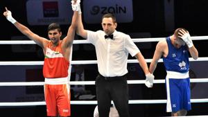 Manish Kaushik earned himself a Tokyo Olympic quota.(BFI) Manish Kaushik earned himself a Tokyo Olympic quota.(BFI)